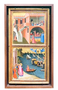 Berättelser om Sankt Nikolaus liv av Ambrogio Lorenzetti
