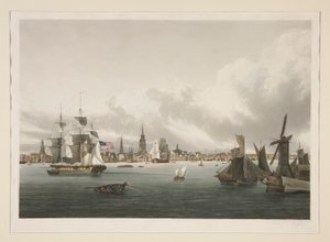 Utsikt över Philadelphia av Ambroise Louis Garneray