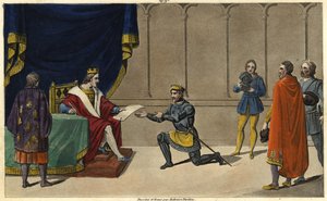 År 1327 omvandlade Karl IV the Bel (1294-1328) Bourbons seigneury till en duche pairie (duche pairie) till förmån för Robert de Clermonts ljumskeson och sonson till Saint-Louis, Louis I. av Ambroise Tardieu