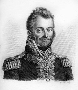 Jean François Rome, brigadgeneral (1773-1826) - i "Porträtt av franska generaler efter fransmännens segrar och erövringar"". Graverad av Ambroise Tardieu 1818. Stella Collection. av Ambroise Tardieu