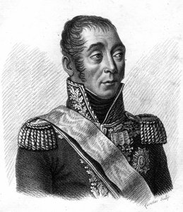 Porträtt av Emmanuel, Marquis de Grouchy, marskalk av Frankrike (1766-1847) - i "Porträtt av franska generaler efter fransmännens segrar och erövringar"". Grav av Ambroise Tardieu 1818. Stellasamling. av Ambroise Tardieu