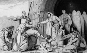 Drottning Bathild 626 eller 627 till 680 ger pengar till de fattiga - Batilde (eller Bathilde, hustru till Clovis II) avskaffar en hyllning som gallerna betalade av huvuden, små och stora, och upptäckte att vissa föräldrar för fattiga för att betala lät de av Ambroise Tardieu