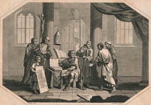 Uppdelningen av England i grevskap, hundratals och tiotals av Alfred den store, 1808 av Ambrose William Warren