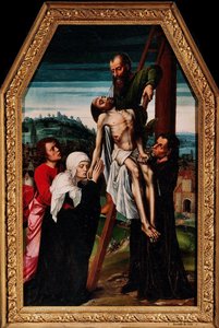 Nedstigningen från korset, 1528. av Ambrosius Benson
