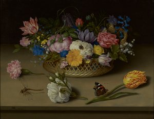 Stillleben med blommor