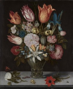 Blommor i ett glas, 1606