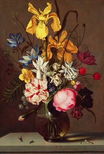 En vas med blommor, 1635