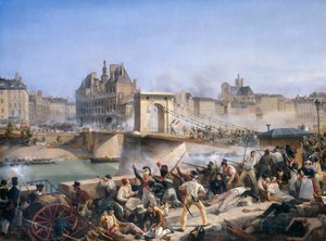 Attack mot Hotel de Ville och strid mot Pont d