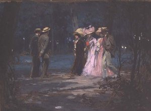 Kvällspromenad av Amédée-Julien Marcel-Clément