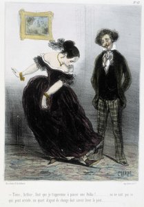 Karikatyr - i "" Madeleines"" av Cham, v.1870-1880 av Amédée de Noé