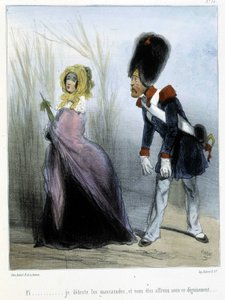 Karikatyr - i "" Madeleines"" av Cham, v.1870-1880