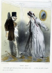 Crrré chien! - i "" Madeleines "" av Cham, v.1870-1880 av Amédée de Noé