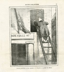 Illustration av Cham (1819-1879) i Le Charivari av Amédée de Noé