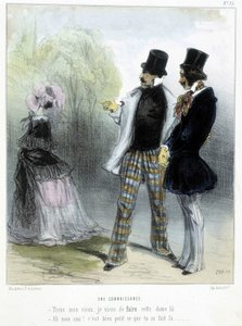 En bekant - i "" Madeleines"" av Cham, ca 1870-1880 av Amédée de Noé