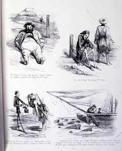 illustration för Konsten att göda och gå ner i vikt av Amédée de Noé