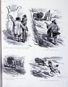 illustration för Konsten att göda och gå ner i vikt av Amédée de Noé