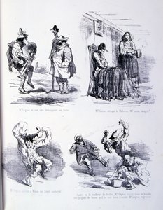 illustration för Konsten att göda och gå ner i vikt av Amédée de Noé