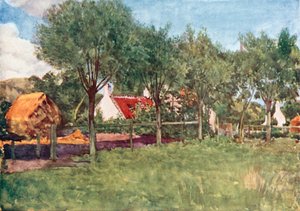 A Lantbruk (färglitografi) av Amedee (after) Forestier