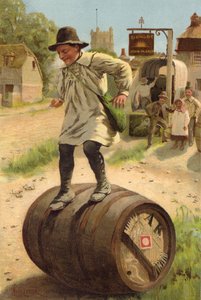 Farlig sport (färg litho)