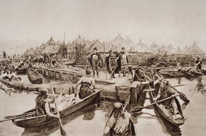 England för två tusen år sedan, illustration från H.G. Wells