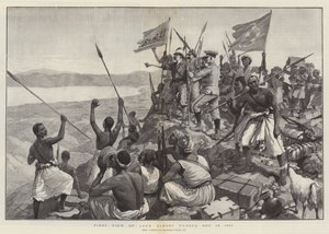 Första utsikten över sjön Albert Nyanza, 13 december 1887