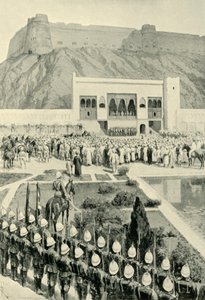 General Roberts läser sin proklamation i Kabul, 12 oktober 1879, 1901. av Amedee Forestier