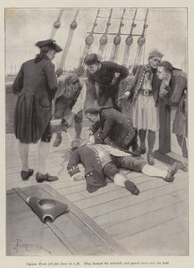 Illustration till The Luck of the Susan Bell, av Sir Walter Besant av Amedee Forestier