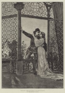 Scen från Romeo och Julia, på Lyceum Theatre