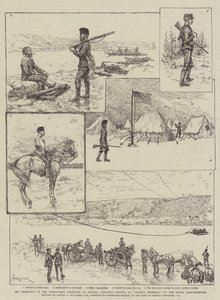 Upproret i Kanadas nordvästra territorium, kanadensisk milis vid Clark