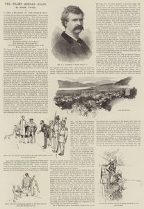 The Tramp Abroad Again, av Mark Twain av Amedee Forestier