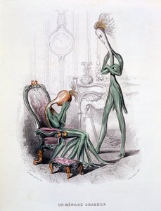Ett stormigt hushåll, illustration från 