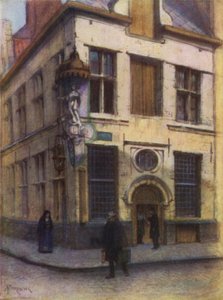 Gamla hus i Rue de lEmpereur, Antwerpen
