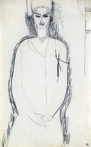 Ana Akhmatova, 1911 av Amedeo Modigliani