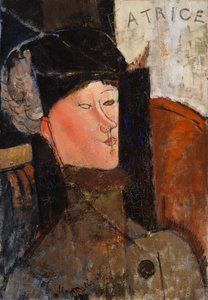 Beatrice (Porträtt av Beatrice Hastings) av Amedeo Modigliani