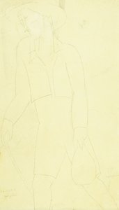 Fårstall, 1915-16 av Amedeo Modigliani