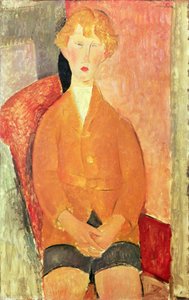 Pojke i shorts, ca 1918 av Amedeo Modigliani