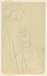 Byst av Zborowski av Amedeo Modigliani