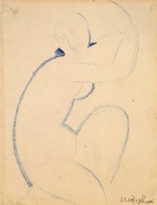 Cariatide av Amedeo Modigliani