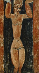 karyatid; Cariatide, ca 1911-1913 av Amedeo Modigliani