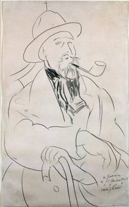 Charles Guerin. Porträtt av Charles Guerin av Amedeo Modigliani