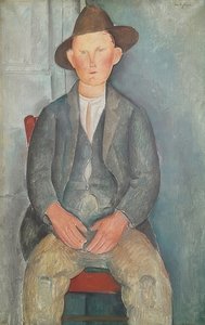 Den lille bonden. Omkring 1918 av Amedeo Modigliani