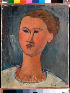 Chef för Young Lady av Amedeo Modigliani