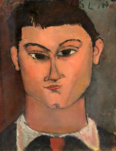 Italienska: Porträtt av målaren Moisè Kisling av Amedeo Modigliani