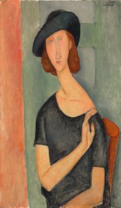Jeanne Hébuterne (Au chapeau) av Amedeo Modigliani