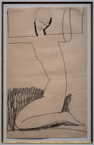 Knäböjande karyatider av Amedeo Modigliani