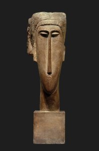 huvud av Amedeo Modigliani