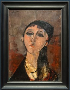 Huvud av en flicka (Louise) av Amedeo Modigliani