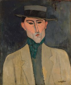 Man i hatt av Amedeo Modigliani