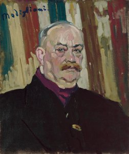 Porträtt av Joseph Levi, ca 1909 av Amedeo Modigliani