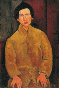 Porträtt av Chaim Soutine 1893-1943 av Amedeo Modigliani